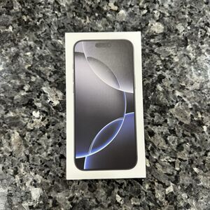 Apple iPhone 16 Pro Max Black Titanium *Empty Box*